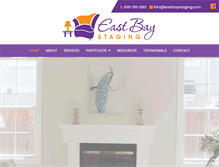 Tablet Screenshot of eastbaystaging.com